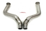 3" Mid-Pipes Polished 304 Stainless Steel